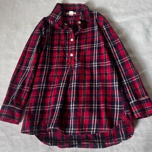 Girls crewcuts plaid shirt size 6